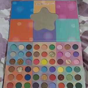 Gold and Purple Eyeshadow Palette with 48 Shades